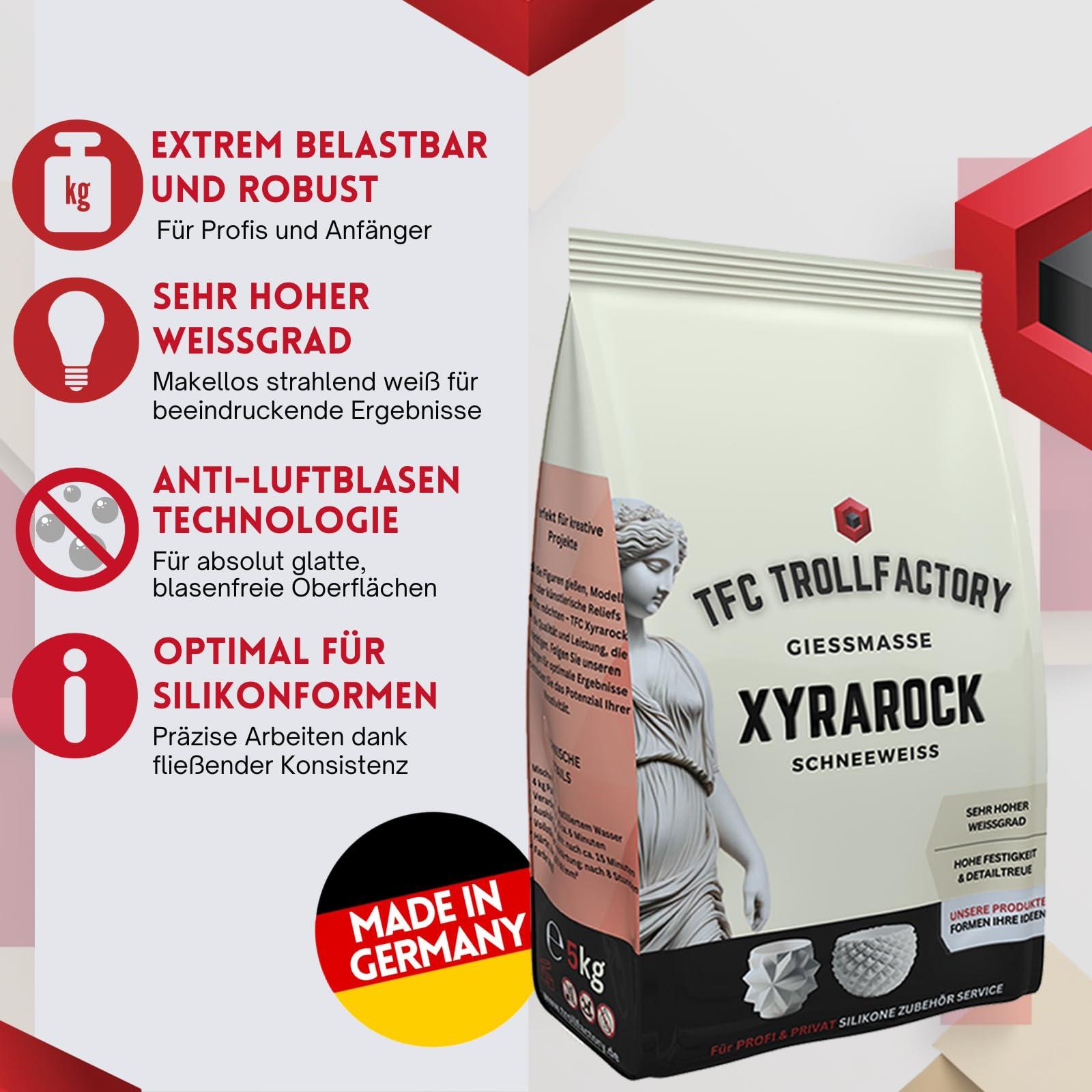 TFC Xyrarock schneeweiss Giessmasse 4:1