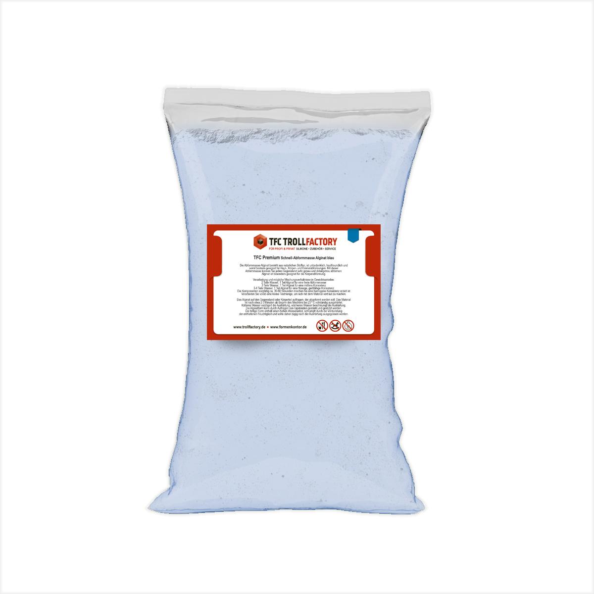 TFC Alginat PREMIUM Abformmasse blau 3-4 Minuten TFC Alginat PREMIUM Abformmasse blau 3-4 Minuten