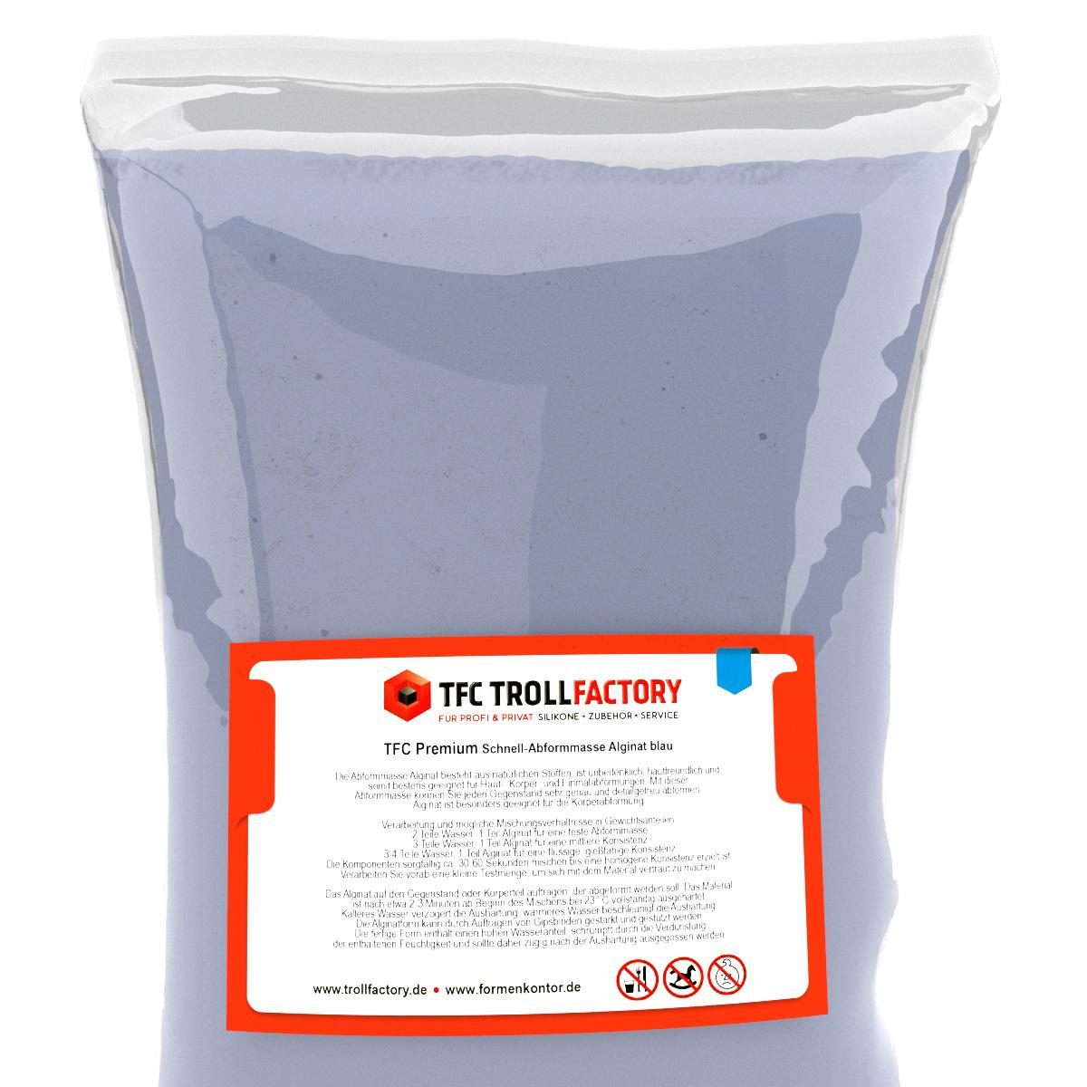 TFC Alginat PREMIUM Abformmasse blau 3-4 Minuten TFC Alginat PREMIUM Abformmasse blau 3-4 Minuten