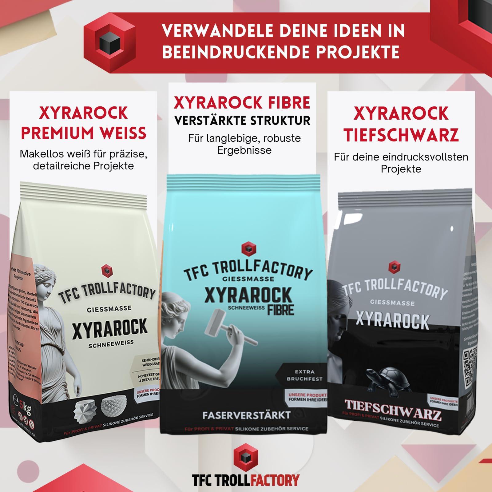 TFC Xyrarock PREMIUM Giessmasse 4:1 brillantweiss - Größe: 5kg