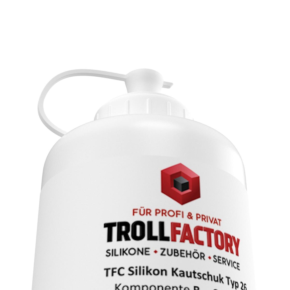 TFC Silikon Kautschuk Typ 26 Lebensmittel flieder weich Shore 1:1 DIY Backform