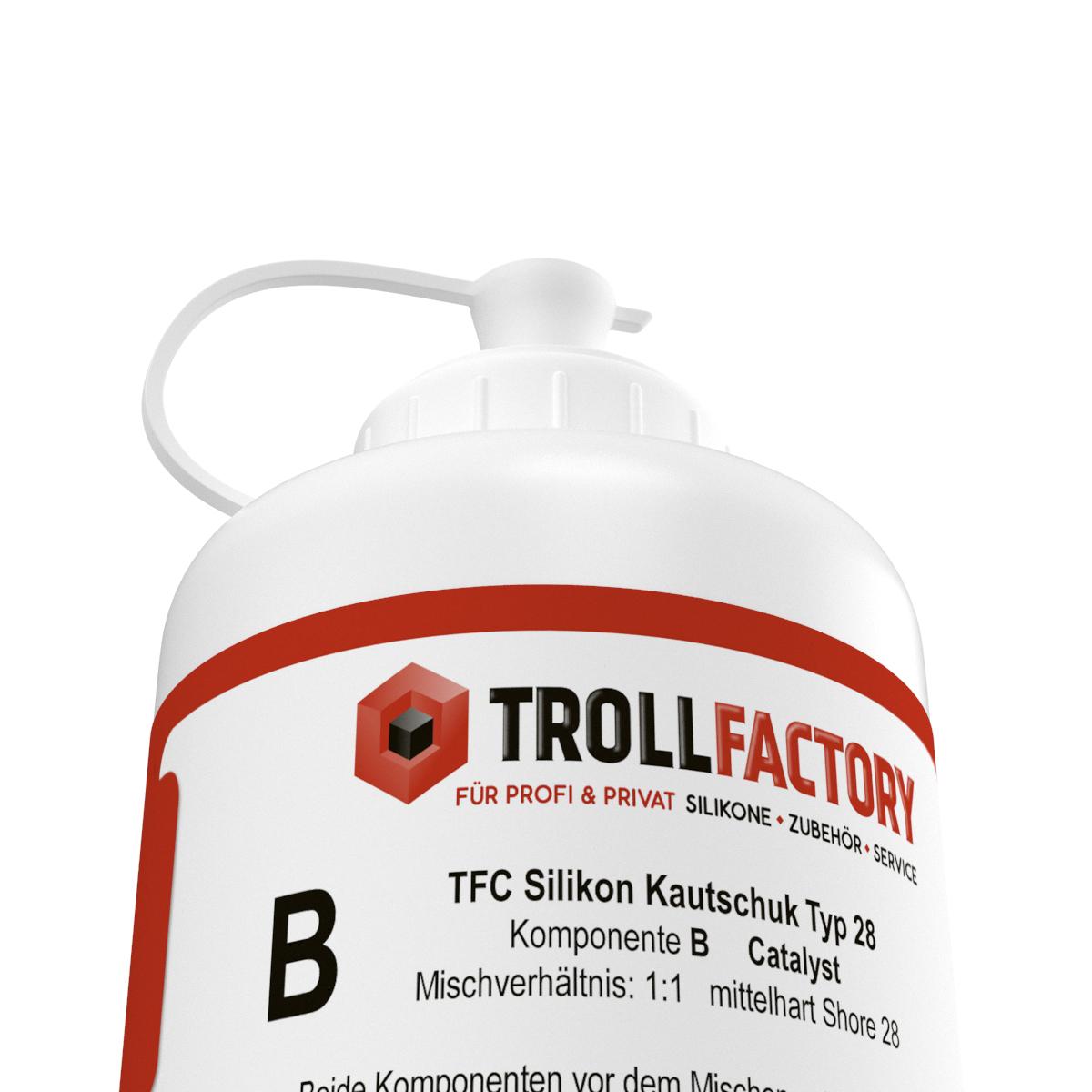 TFC Troll Factory Silikon Kautschuk Typ 28 Abformsilikon mittelhart 1:1 RTV NV