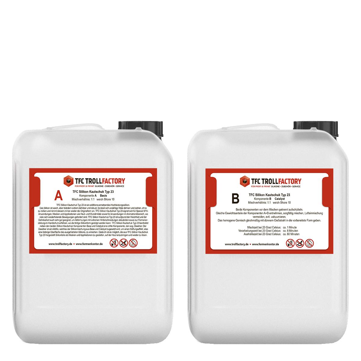 TFC Silikon Kautschuk Typ 23 Silskin Deadner Masken Special Effekt SFX